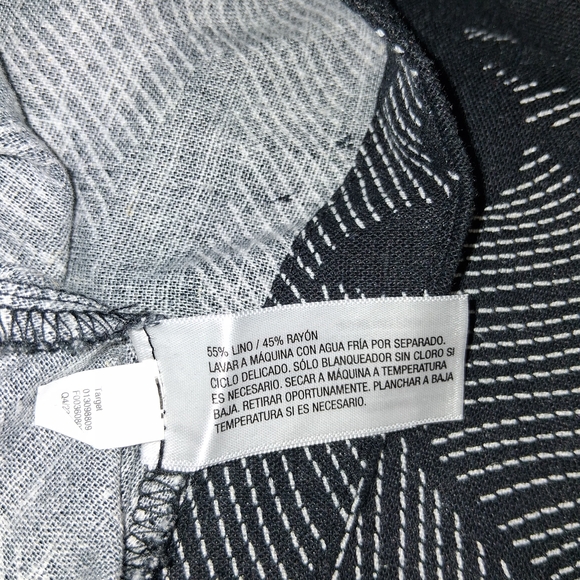 Universal Thread Black and Gray Long Sleeve Dress Women Size M - Picture 10 of 14